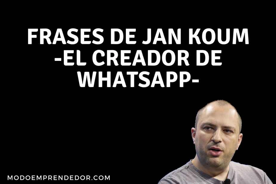 FRASES de JAN KOUM